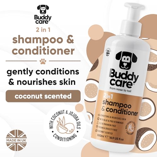 2in1 Dog Shampoo & Conditioner by Buddycare (50.72 Fl Oz)