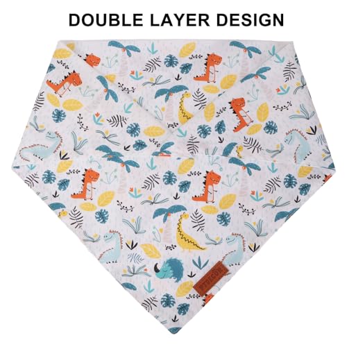 Dinosaurs Dog Bandana (Large / Dinosaurs-1)