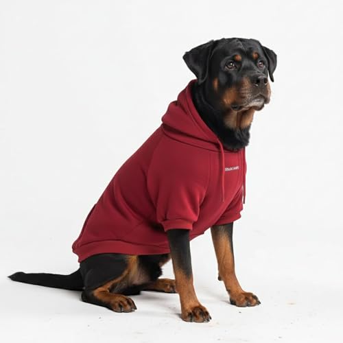 Dog Hoodie Buttery (Burgundy / 4XL)
