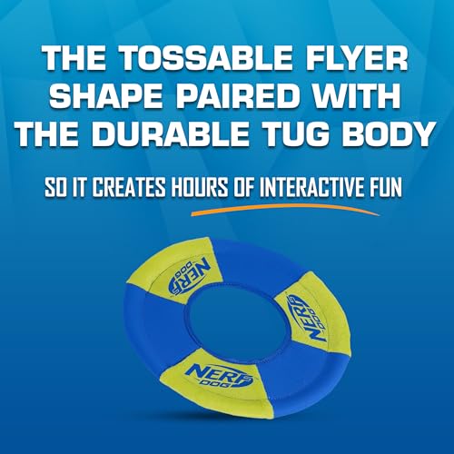 Trackshot Toss and Tug Ring Outdoor Dog Toy 2 Pack (Medium)