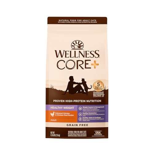 CORE+ Healthy Weight Adult Dry Cat Food (4.75 Pound (Pack of 1))