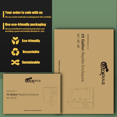 12x12x18 PVC Reptile Enclosure (12"12"18")