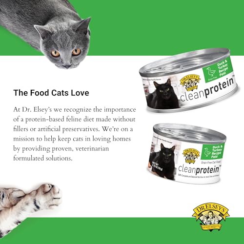 cleanprotein Duck & Turkey Recipe Wet Cat Food (2.75 Ounce (Pack of 24))