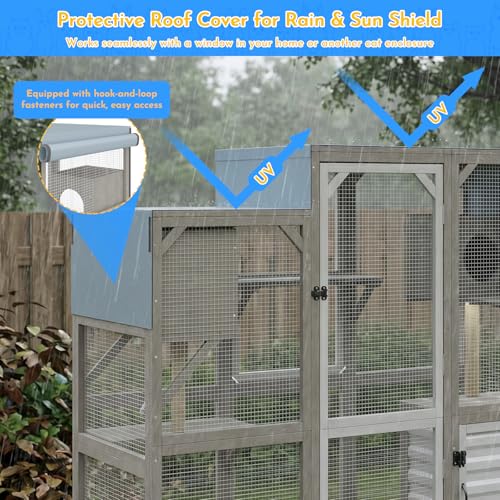 Catio Outdoor Cat Enclosure Large Walk (65.0"L x 29.5"W x 67.1"H)