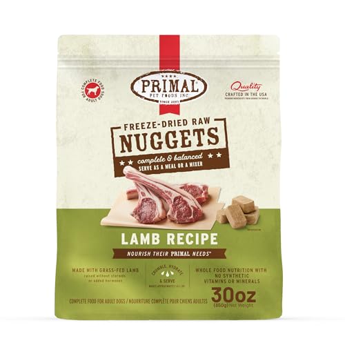 Primal Freeze Dried Raw Dog Food Nuggets (30 Ounce (Pack of 1))