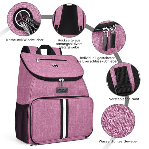 Dog Travel Bag (Light pink-A)