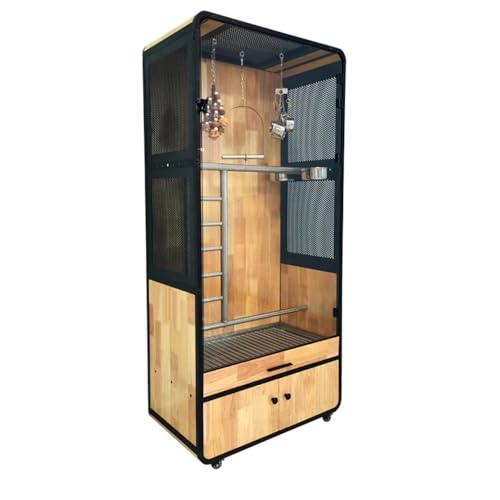 Bird Flight Cage Luxury Parrot Villa Spacious Large Bird Cage Home for Happy Birds Perfect Parakeet Nesting House Cockatiels
