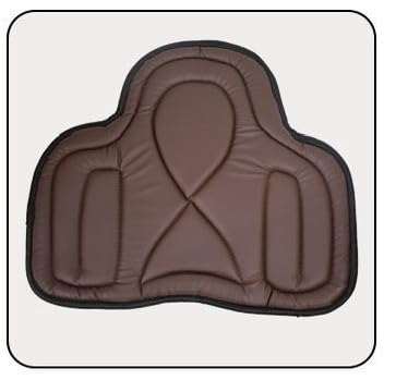 Saddle Tush Cushion Western Long Saddle Pad Horse Riding Seat Saddle Cushion Pad (50X40cm / BROWN)