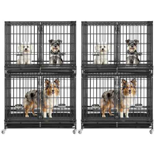 42" Tall Dog Crate with Divider (43 Inch x 4)