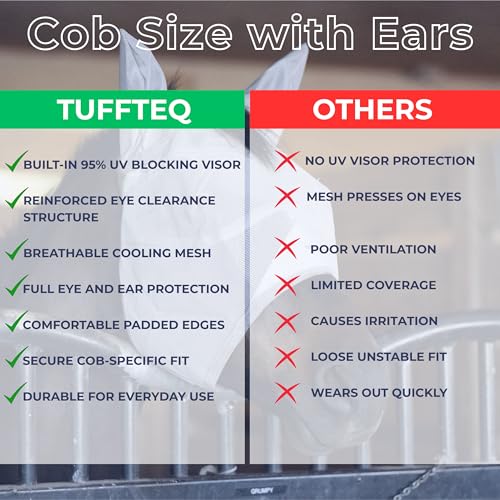Cob Fly Mask with Ears