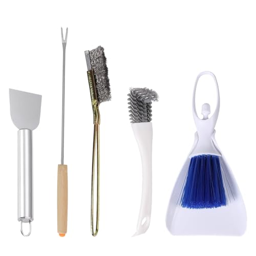 5 Pcs Set Bird Cage Cleaner Brush Kit Accessories