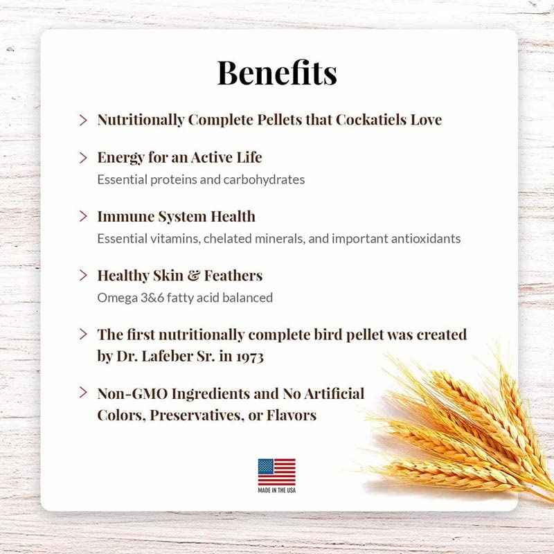 Cockatiel Pellets (1.25 Pound (Pack of 2))
