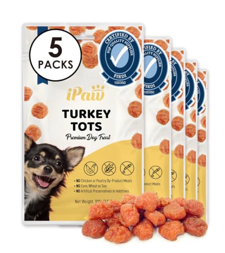 Turkey Tots Dog Treat (3.5 Ounce (Pack of 5) / Turkey Tots)