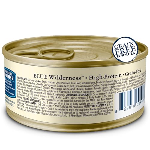 Wilderness Chicken Adult 7+ Wet Cat Food Paté (3 Ounce (Pack of 24))