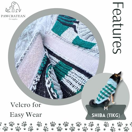Cute Sweater for Dogs and Cats Soft Flannel Pet Outfit Warm and Cozy Animal Vest Small to Large Pet Clothes for Halloween Parties and Everyday Wear (Large)