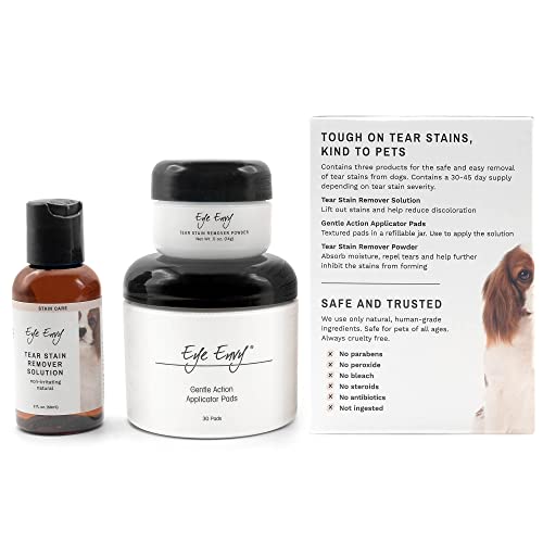 Dog Tear Stain Remover Starter Kit. 100% Natural (No Brush)