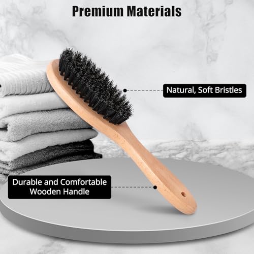 Boar Bristle Cat Brush with Wooden Handle (Wood)