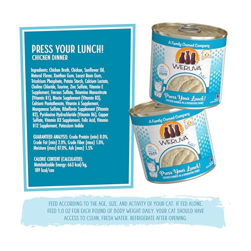Wet Cat Food Press Your Lunch with Chicken Pate (10 Ounce (Pack of 12))