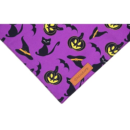 Halloween Dog Bandanas 2 Pack (Halloween 1 / Large)