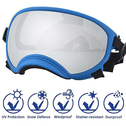 Medium Dog Sunglasses with Adjustable Strap UV Protection