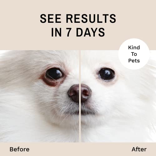 Tear Stain Remover Powder for Dogs and Cats. Natural (Large 2.5 oz)