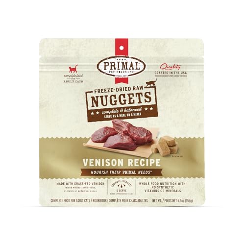 Primal Freeze Dried Raw Cat Food Nuggets (5.5 Ounce (Pack of 1))