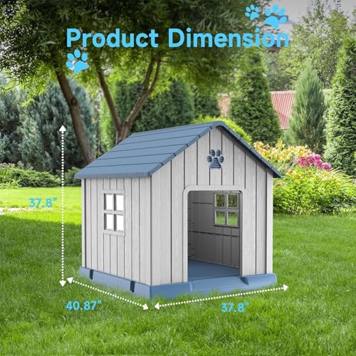 Dog House Outdoor (Blue / 40.87*37.80*38.82)