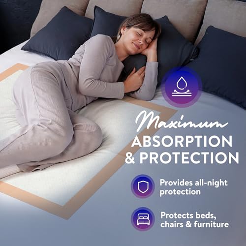 Ultra Absorbency Disposable Underpads Extra Thick 100 Grams Fluff with Polymer XL Size 30 X 36