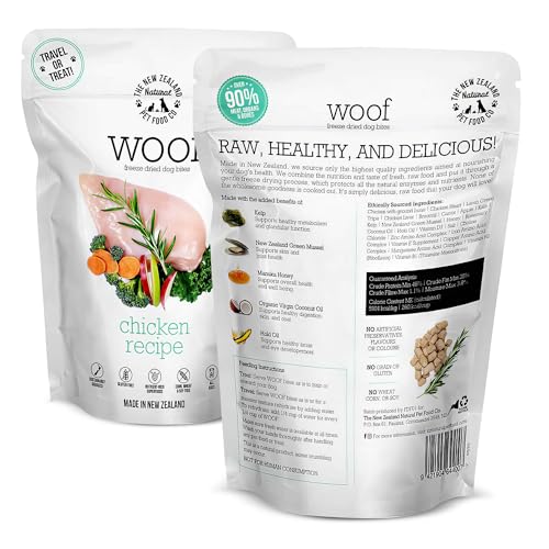 Woof Freeze Dried Dog Food (1.76 Ounce (Pack of 1))