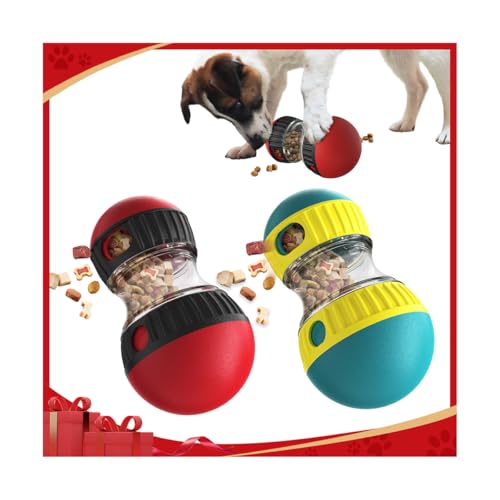 Interactive Dog Puzzle Toy (Red+Green)