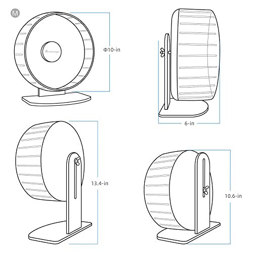 Super Silent Hamster Exercise Wheels (Medium / Mint Green)
