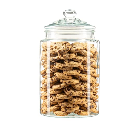 1.5 Gallon Tall Glass Cookie Jar (1.5 Gallon Cookie Jar - Pack of 2)