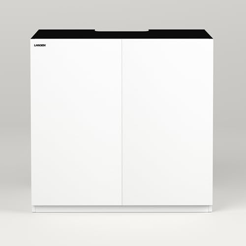Wooden Aquarium Stand & Cabinet (W35.4xD19.7xH31.5in(90x50x80cm) / White)