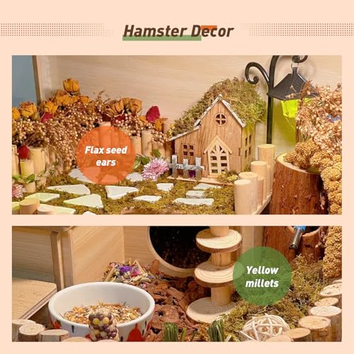 YeCheerful Hamster Sprays and Forage Accessories for Cages (colorB)