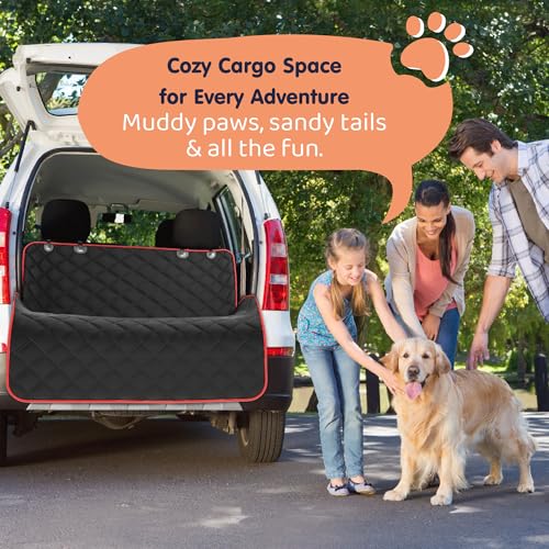 Dog Car Seat Cover for Back Seat (Red / XL (64"x60"))