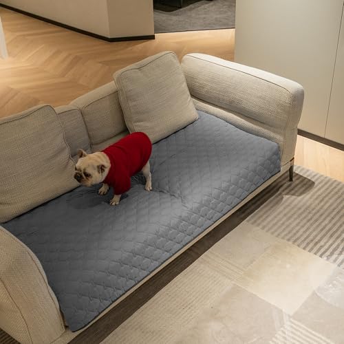 Waterproof Blanket (30x70 Inch (Pack of 1) / Dark Grey/Light Grey)