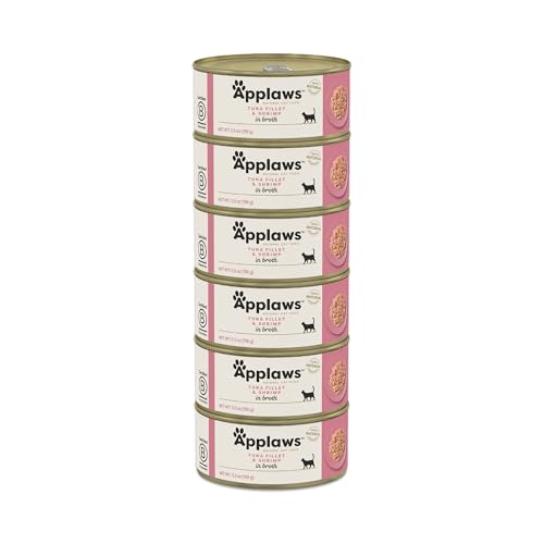 Tuna Fillet & Shrimp in Broth Wet Cat Food 6