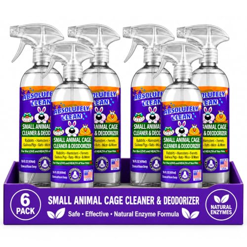 Amazing Small Animal Cage Cleaner (16 Fl Oz (Pack of 6))