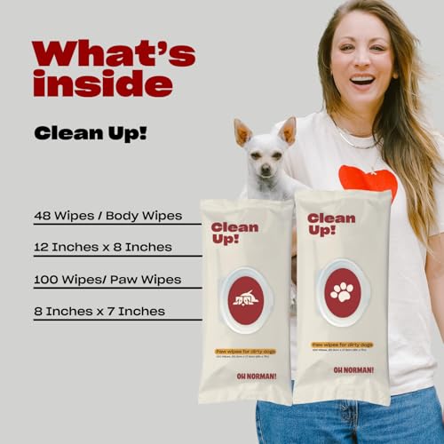 Clean Up Paw Wipes for Dogs