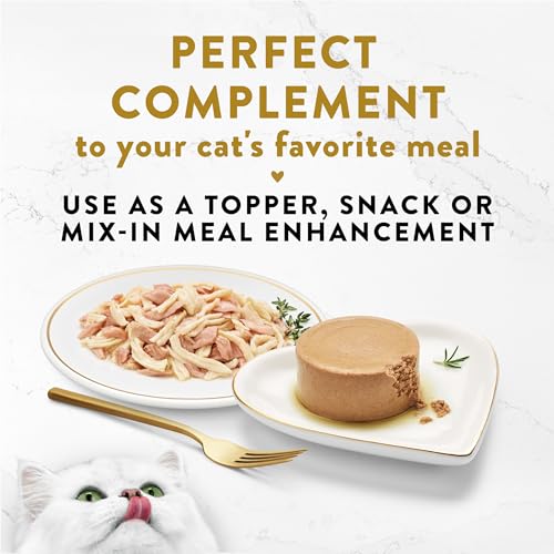Purina Fancy Feast Appetizers Chicken Tuna Cat Food Topper (1.1 Ounce (Pack of 10))