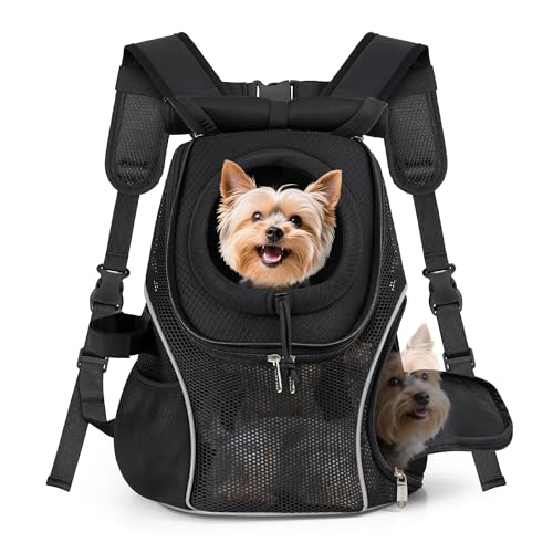 Pet Dog Carrier Backpack with Windows (Black 2.0)