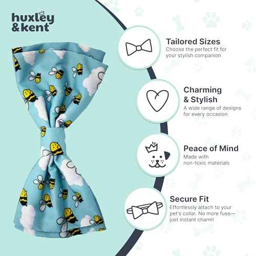 Pet Bow Tie for Dogs & Cats (Large)