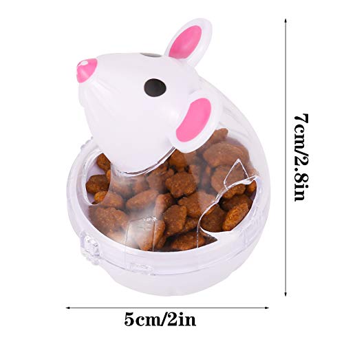 2Pcs Cat Treat Dispenser Toy
