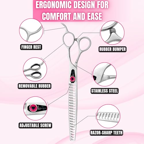 Love Dog Grooming Shears (22 Tooth Blender)