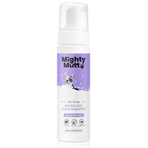 Hypoallergenic Waterless Dog Shampoo (8 Fl Oz / Spring Meadow)