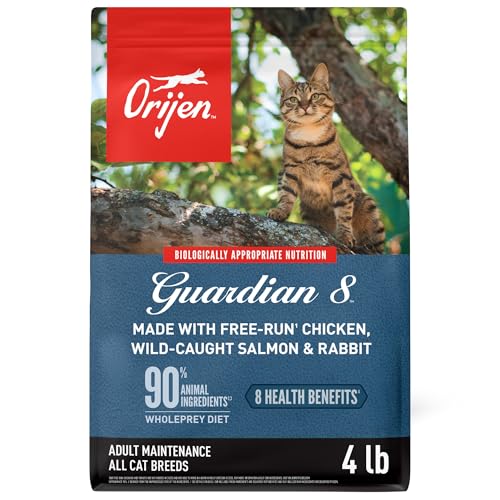 Guardian 8 Grain Free WHOLEPREY Dry Cat Food 4lb Bag (4 Pound (Pack of 1))