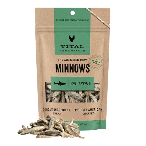 Freeze Dried Minnows Cat Treats (1 Ounce (Pack of 1))