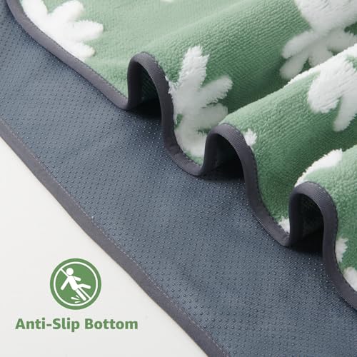 Washable Puppy Pads (Green Daisy / 36"x72"(Pack of 2))