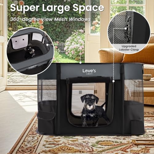 Pet Puppy Dog Playpen (Grey / Large)