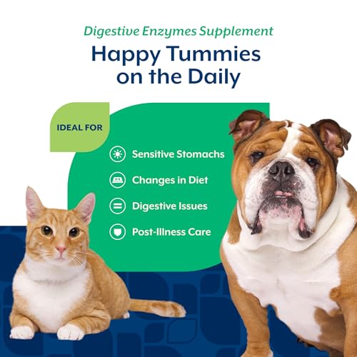 Digestive Enzymes with Pre & Probiotic for Dogs & Cats (4 Ounce)